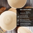 thumbnail image 5 of Banneton Bread Proofing Basket,Sourdough Proofing, 5 of 5