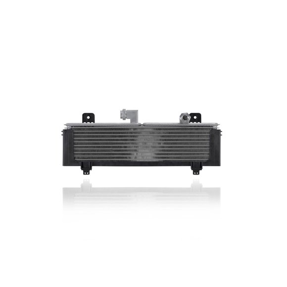 Refroidisseur d'Huile de Transmission - Pacific Best Inc. Compatible/remplacement pour '15-16 Chevrolet Silverado/GMC Sierra 2500/3500 Lourd 8cy/6,6 Turbo Diesel Réservoir Auxiliaire en Aluminium, Noyau en Aluminium - 84173163