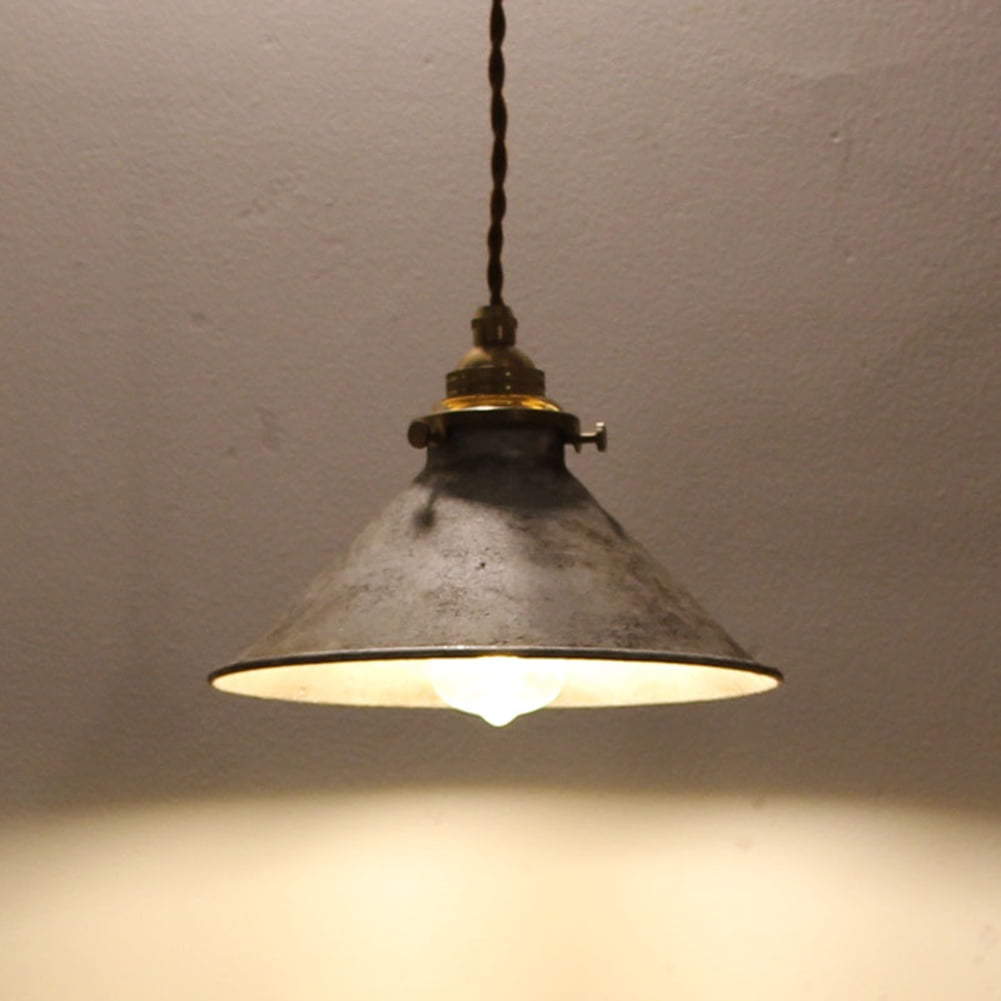 Retro Industrial Style Metal Iron Pendant Lighting, Vintage Rustic Farmhouse Pendant Light Fixture, American Farmhouse Pendant Lamp for Over Kitchen Sink Island Dining Table Entrance Bar