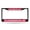 Multi, variant on Rico Industries Black Laser Cut Chrome Frame 12" x 6" Black Laser Cut Chrome Frame - Car/Truck/SUV Automobile Accessory