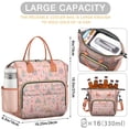 thumbnail image 5 of Pink Princess Unicorn Pattern Womens Lunch Box for Work,Insulated Large Lunch Bag for Tween and Teen,Loncheras Para Mujer,Leakproof Adult Lunch Bag for Work,Beach,Travel,Picnic,Camping, 5 of 7
