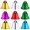 Assorted Color, variant on Voiceine 40pcs Christmas Bells Ornaments Christmas Bell Pendant Christmas Tree Hanging Decoration Ornaments for Xmas Party Supplies Gifts