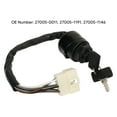 thumbnail image 3 of 27005-0011, Replacement Solid Construction Ignition Key Switch  For Mule 4000 4010 Trans 600 610, 3 of 8