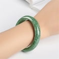 thumbnail image 6 of Chinese Beautiful Genuine Natural Green Jade Gems Bangle Bracelet -55-64mm O4K0, 6 of 8