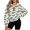 Blue Crocodile Sketch Pattern, variant on Loose Pullover Tops, Daisy Horseshoe Pattern Fleece Polyester Fabric Half Zip Pullover Hooded Sweatshirt Casual Fleece lined Sweatshirts for Workout Airport, Size L