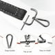 thumbnail image 4 of Ganchos de clip giratorio Uxcell [4 piezas] - Ganchos de clip para llaveros, uso para hacer llaveros - [Negro - 2.5 PULGADAS] Clip en D de aleación de zinc, hardware para cordones, 4 of 6
