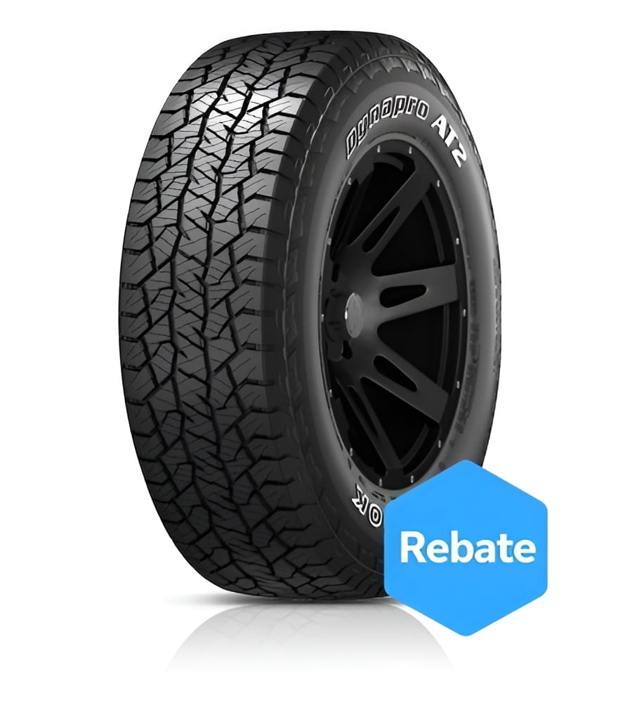 Hankook Dynapro AT2 245/70R16 111T XL A/T All Terrain Tire Fits: 2004 Jeep Grand Cherokee Laredo, 2000-06 Toyota Tundra SR5