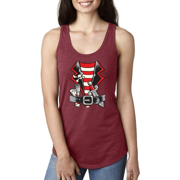 "Mom's Favorite - Women's Racerback Tank Top, up to Women Size 2XL - Pirate Costume"