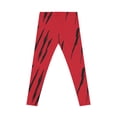 thumbnail image 2 of Effete Feline Claw Marks Scratch Women Casual Leggings (AOP), 2 of 6