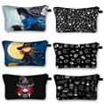 thumbnail image 2 of Estuche de cosméticos con estampado de bruja y gato negro para mujer, bolsas de maquillaje, bolsa de almacenamiento para damas, bolsas de maquillaje para niñas de viaje, Neceser qiuyongming unisex, 2 of 2
