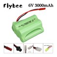 thumbnail image 2 of Lot de 5 Piles Rechargeables AA NiMH avec Prise JST, 6V 3000mAh pour Jouets RC, 2 of 7