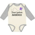 thumbnail image 3 of Inktastic Turner Syndrome Awareness Month Girls Long Sleeve Baby Bodysuit, 3 of 5