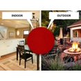 thumbnail image 5 of Dessous de Verre Ronds en Coton Tressé - Dessous de Verre Absorbants Tressés à la Main Tapis Réutilisables Antidérapants pour Boissons Cuisine Maison (4 Pcs Rouge), 5 of 5