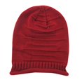 thumbnail image 4 of WonderWiz Christmas Cold Weather Comfy Lightweight Beanie Hat Knitted Slouchy Winter Fashion Hat Red One Size, 4 of 5