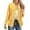 Yellow, variant on Siilsaa Womens Business Causal Clothing Womens Long Sleeve Lapel Pockets Loose Fit Work Casual Blazer Yellow,L