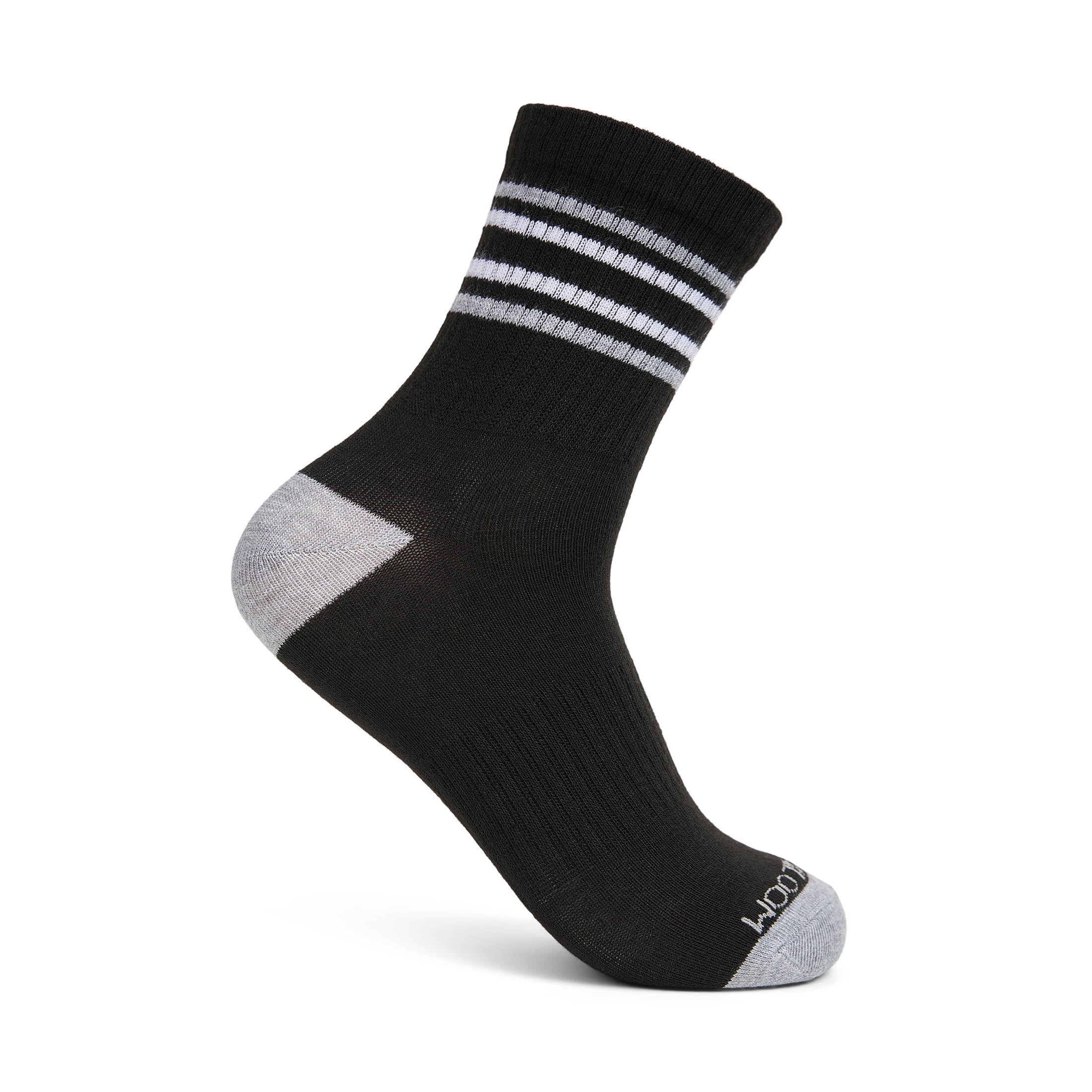 Fruit of the Loom Womens Value Mid Crew Socks, 3-Pack, Sock Sizes 4-10