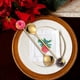 thumbnail image 5 of Juego de Cubiertos Navideños de Acero Inoxidable | Cuchara de Café Multicolor, Tenedor de Fruta, Cuchara de Postre | Cubiertos de Viaje Portátiles Reutilizables con Estuche | Regalo Navideño para Cas, 5 of 6