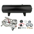 thumbnail image 4 of SCITOO 12V 200PSI Air Compressor System Heavy Duty Compressor with 3/8" Hose 3Gal Air Tank for Train Car Truck Boat RV, 4 of 7