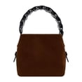 thumbnail image 1 of Bolso de mano para mujer, sencillo y moderno, bolso de viaje, bolso de axila, bolso de gran capacidad, estilo hobo Color café, 1 of 9