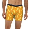 thumbnail image 2 of Men'S Boxer Briefs, Cute Banana Orange Soft And Breathable Mens Underwear Boxer Briefs With Widen Waist, 2 of 2