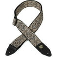 thumbnail image 2 of Ernie Ball Gold  Black Paisley Jacquard Guitar Strap, 2 of 2
