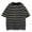 Black, variant on Jalioing Striped T Shirt for Men Cotton Short Sleeve Crew Neck Casual Shirt Summer Classic Breathable Tops