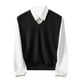 thumbnail image 2 of Camiseta sin mangas con cuello en V para hombre, jersey de camisola sin mangas de color liso a la moda, suéter de punto con cuello en V, top de poliéster para hombre, 2 of 7