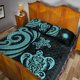 thumbnail image 2 of Juego de cama acolchado Islas Marshall - Tortuga Tentáculo Turquesa, 2 of 5