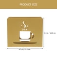 thumbnail image 2 of unbranded Servilletas De Metal Dorado Con Hueco Para Cocina Bar, 2 of 7