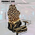 thumbnail image 7 of Xoenoiee Leopard Marble Pattern Game Chair Cover with 1 Pair Armrest Cover, Anti-Scratch Protection Rotating Chair Slipcovers, Stretchy Covers for Racing Gaming Chair, 7 of 7