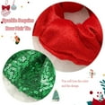 thumbnail image 6 of Yoyauz Christmas Bow Headband Green Bow Headband Red Velvet Elastic Headband Bow Headband Christmas Hair Accessories For Ladies And Girls, 6 of 6