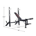 Weider Legacy Adjustable Olympic Bench and Rack with Leg Developer, 510