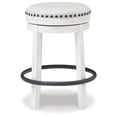 thumbnail image 3 of Signature Design by Ashley Casual Valebeck Counter Height Stool, White/Black, 3 of 6