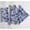 Blue, variant on Vargottam Premium Cotton Muslin Napkins - Set of 12, 20-Inch Floral Pattern, Soft and Absorbent Cloth Napkins for Dining, Decor, Weddings, and Special Occasions - Machine Washable, Table Linens