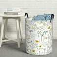 thumbnail image 6 of KLL flower and leaf Waterproof Foldable Laundry Hamper Bucket with Handles for Storage Bin,Kids Room,Home Organizer-Small, 6 of 6