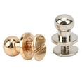 thumbnail image 4 of Chicago Screws, 200 Set Glossy Durable Round Head Button Stud  For Clothes Gold And Silver Color, 4 of 8