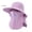 Purple-C, variant on Fishing Hat for Men and Women - Outdoor Wide Brim Sun Hat with Face Cover and Neck Flap for Summer Hiking, Beach, Garden, and Camping - Packable Outdoor Sun Hat (Sky Blue-C)