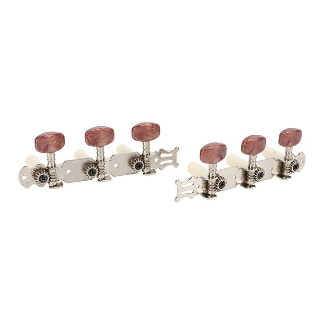 Tête de Machine de Guitare, Élégant Apparence Accessoires Professionnels Clés de Réglage de Guitare Portent Résistant Sans Effort à Remplacer pour les Guitares Classiques