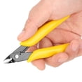 thumbnail image 1 of Pinzas De Corte Lateral, Herramienta Cortadora De Alambre Con Acero Al Cromo Vanadio, Alicates Para Cables Pequeños Y Portátiles Para Varios Cables, Ergonómico Cómodo, Adecuado, 1 of 7