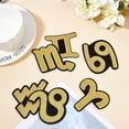 thumbnail image 6 of Computerized Embroidery Cloth Iron on/Sew on Patches Costume Accessories Appliques 12 Constellation/Zodiac Sign golden golden 60~86x58~80mm 12pcs/box, 6 of 7