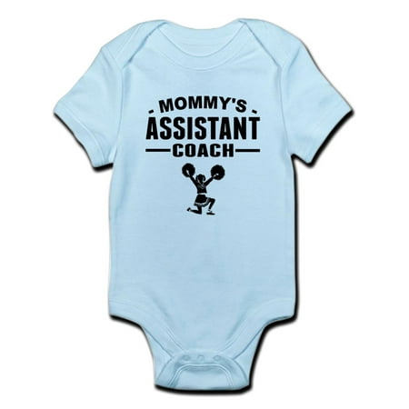 

CafePress - Mommys Assistant Cheer Coach Body Suit - Baby Light Bodysuit