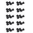 thumbnail image 1 of 50 Pcs SPST Boton Negro on / Off Interruptor Redondo de AC 6A/250V 10A/125V, 1 of 1