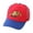 Red, variant on Cute Excavator Embroidery Kids Baseball Cap Washed Distressed Sun Hat Adjustable for Boys Girls Age 3-8