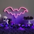 thumbnail image 4 of Xuniizn Halloween Garland Room Decorations Purple Rose Vines with Purple LED Artificial Fake Flowers Real Touch Silk Leaf for Home Fireplace Party Living Room Halloween Decor, 4 of 9