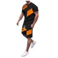 thumbnail image 1 of Men's Suits Product Classification Men's 3D Short Sleeve Beach Sports Shorts Set for Activewear and Travel, 1 of 4