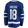 thumbnail image 3 of Men's Fanatics Noah Gregor Blue Toronto Maple Leafs Home Premier Breakaway Player Jersey, 3 of 3