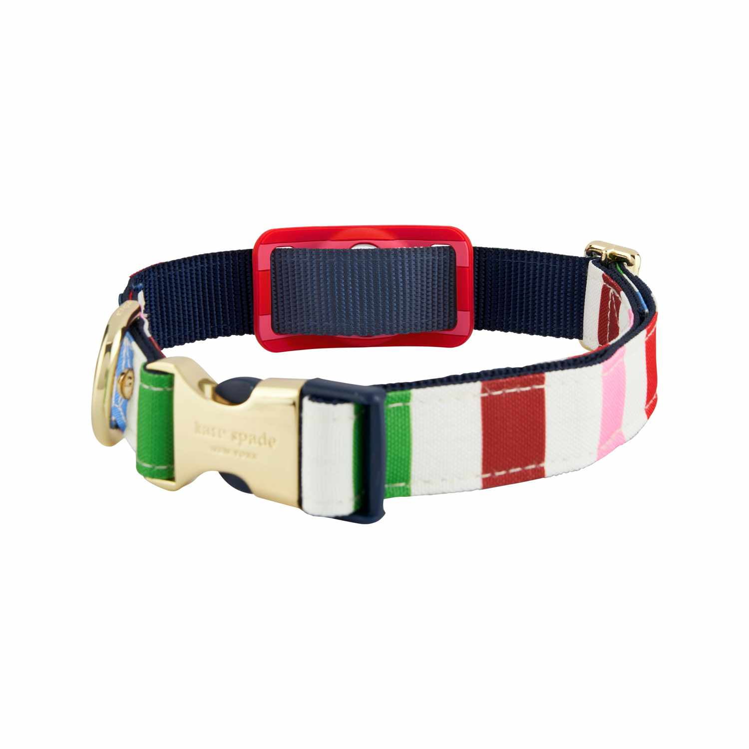 Kate Spade AirTag Dog Collar Holder Seaside Stripe Appcessories and Gadgets Walmart