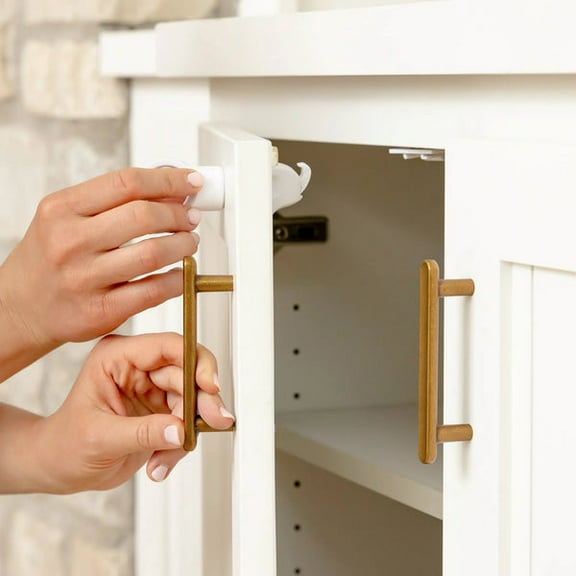 Regalo Magnetic Cabinet and Drawer Lock Set for Baby Proofing - Easy Install, Discreet Design - 4 Pack