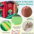 thumbnail image 4 of Infans Farm Themed Inflatable Castle Kids Bounce House w/ Double Slides 735  Blower, 4 of 7