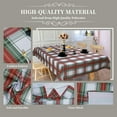 thumbnail image 5 of Buffalo Plaid Tablecloth, Red and Green Checked Table Cloth for Christmas, Waterproof Tablecloth for Kitchen Dining Room Tablecloth Rectangle 60 x 120 inch, 5 of 6